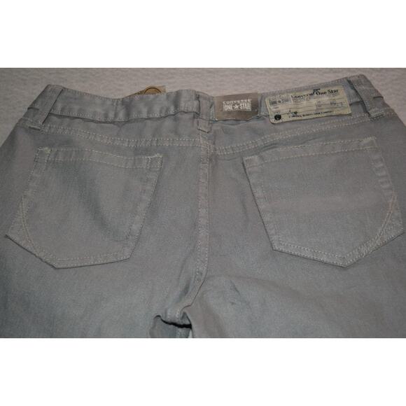 40690 Converse Jeans One Star Straight Fit Waxed Gray Size 10 Womens NEW - Picture 7 of 8